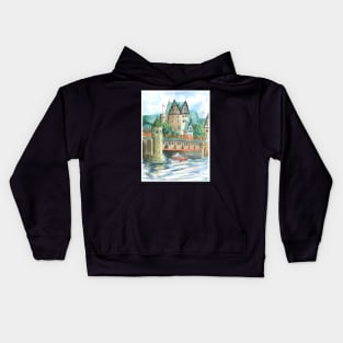 Over the Odra, Szczecin Kids Hoodie